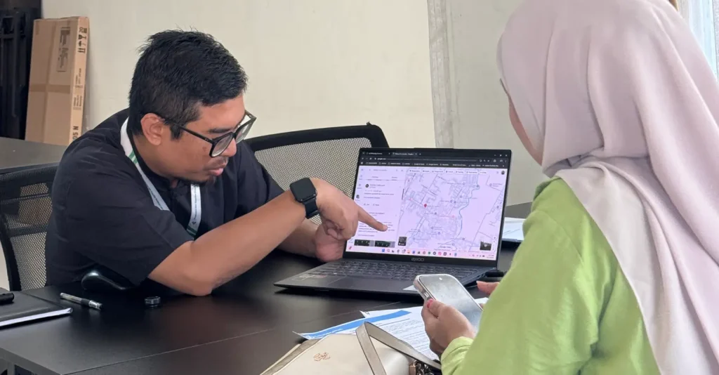 Analisis lokasi outlet laundry