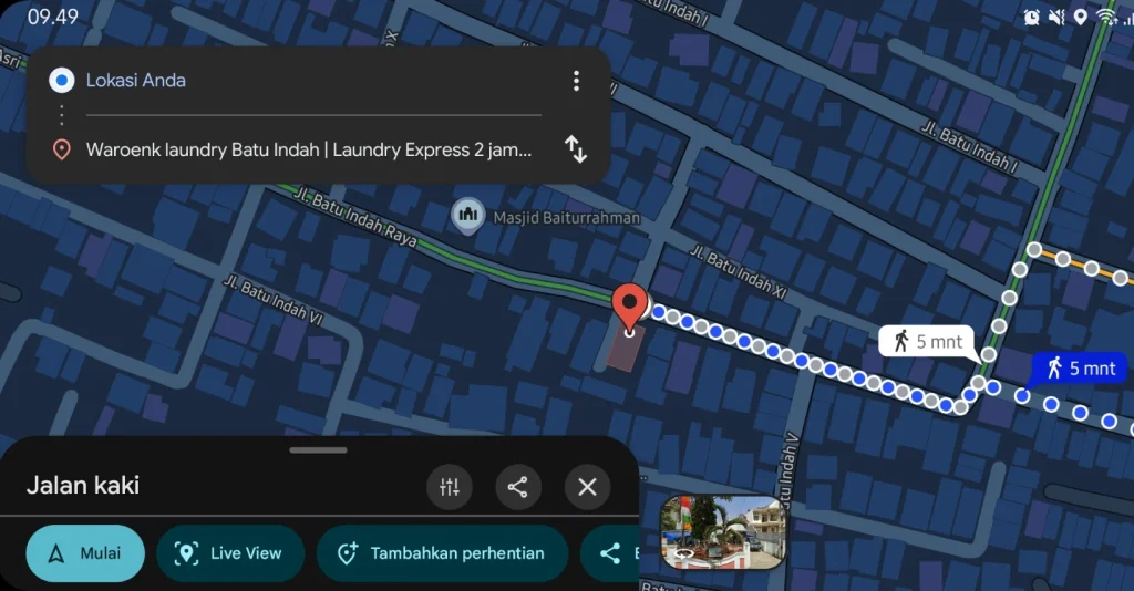 Memudahkan pelanggan menemukan lokasi