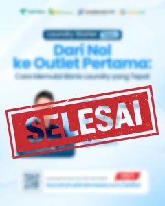 Webinar Starter Laundry sesi 1 - selesai